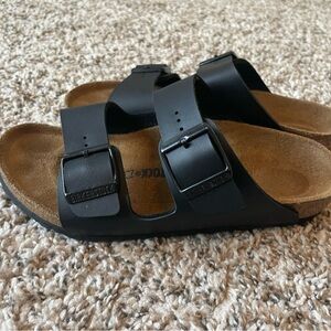 Birkenstock Black Arizona Birko-flor kids size 33 (2-2.5)